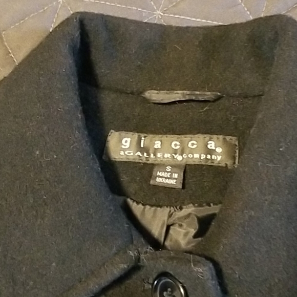 Womens black dress coat - Picture 2 of 10